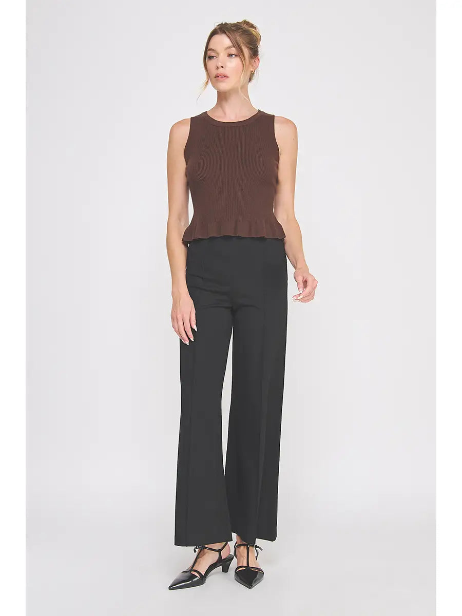 So Easy Rib-Knit Sweater Tank