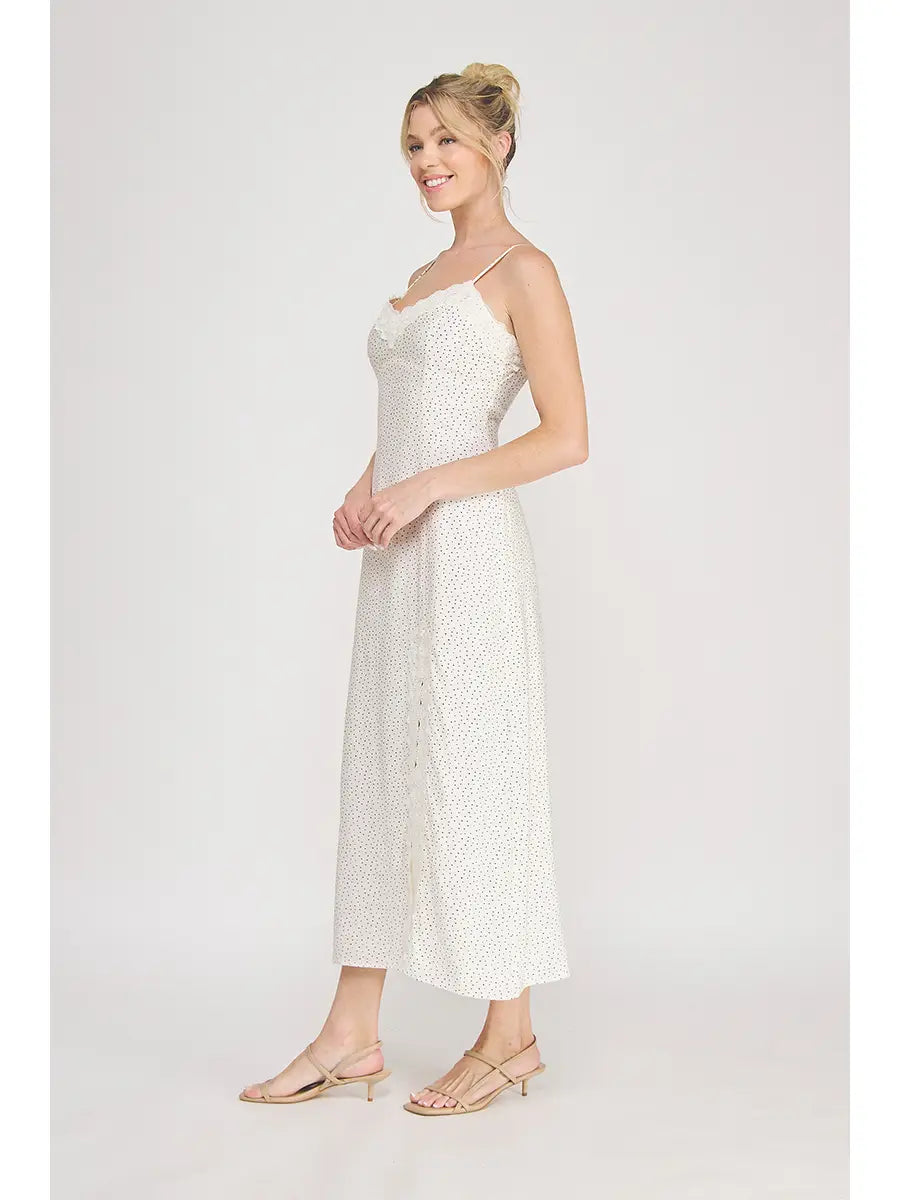 River Shine Polka Dot Maxi Dress