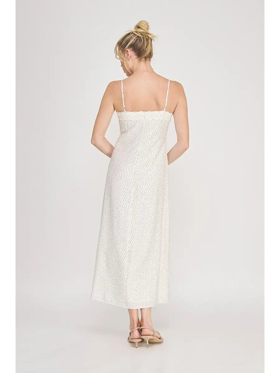 River Shine Polka Dot Maxi Dress