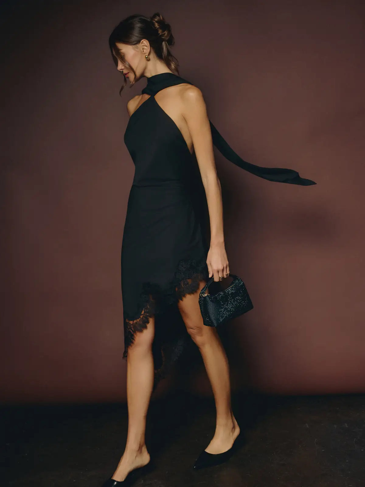 Crescent Moon Midi Dress