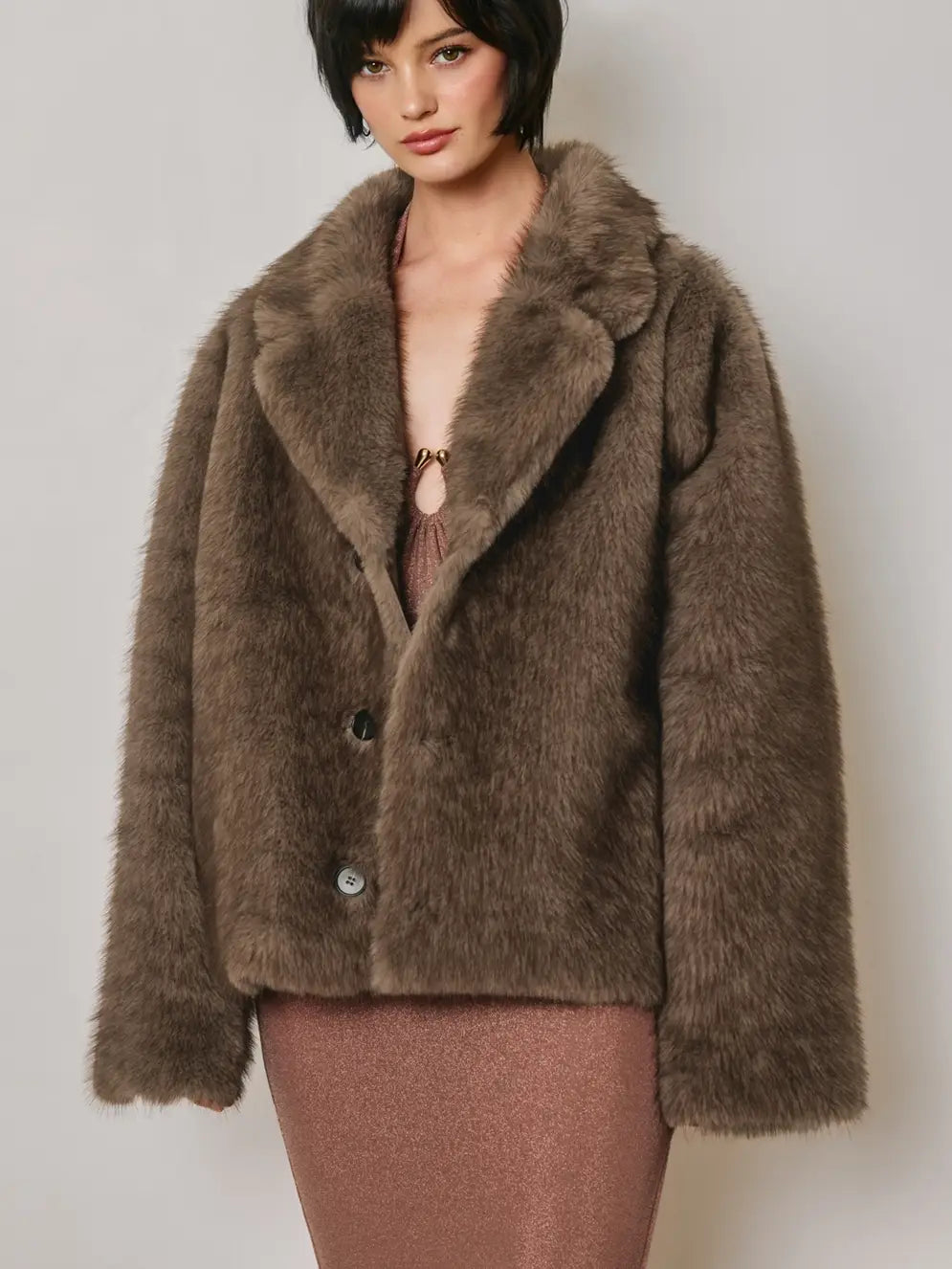 Reversible Faux Shearling Jacket
