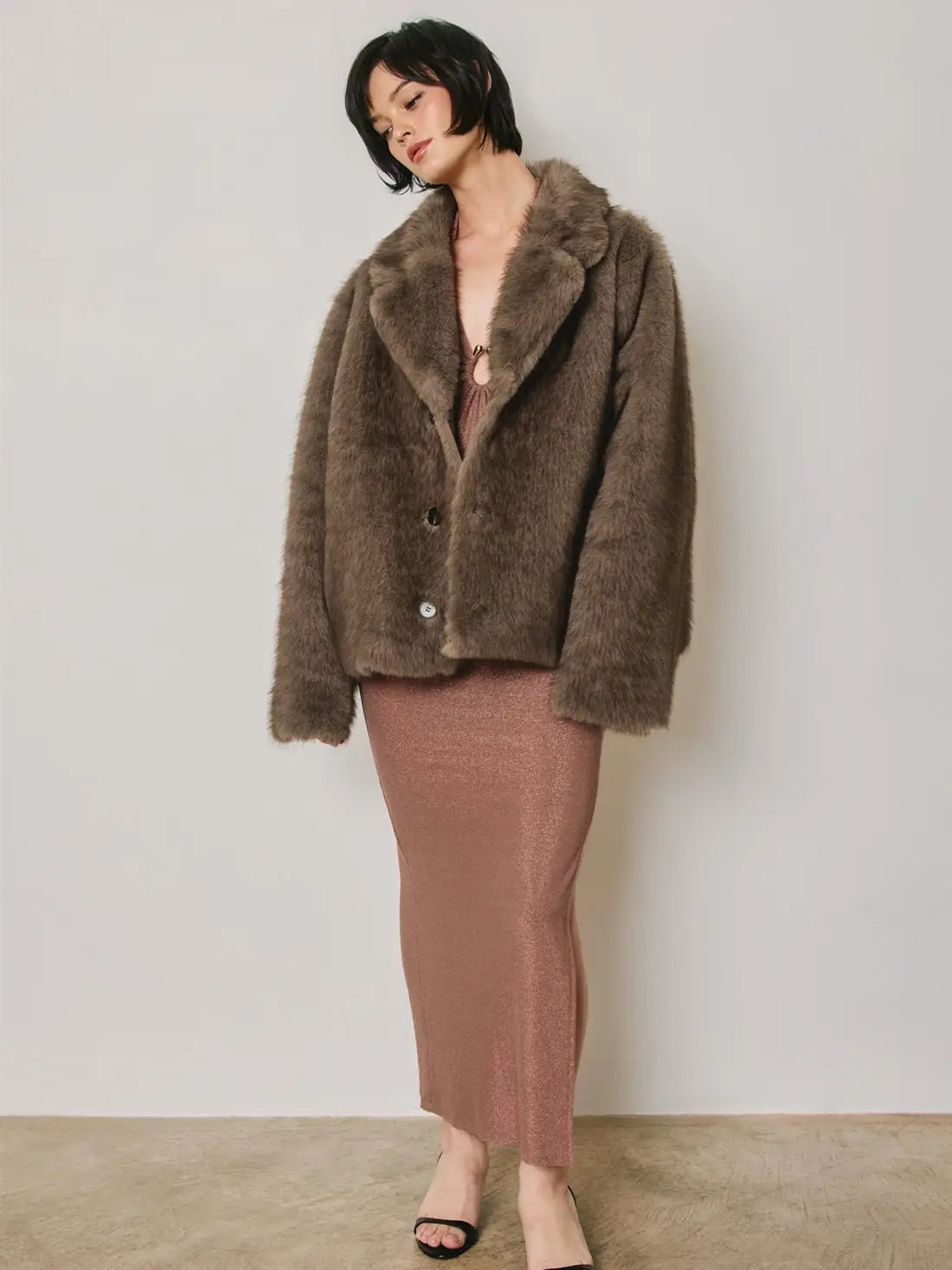 Reversible Faux Shearling Jacket