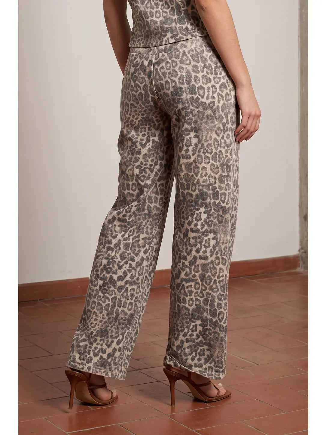 Undone Leopard Pant