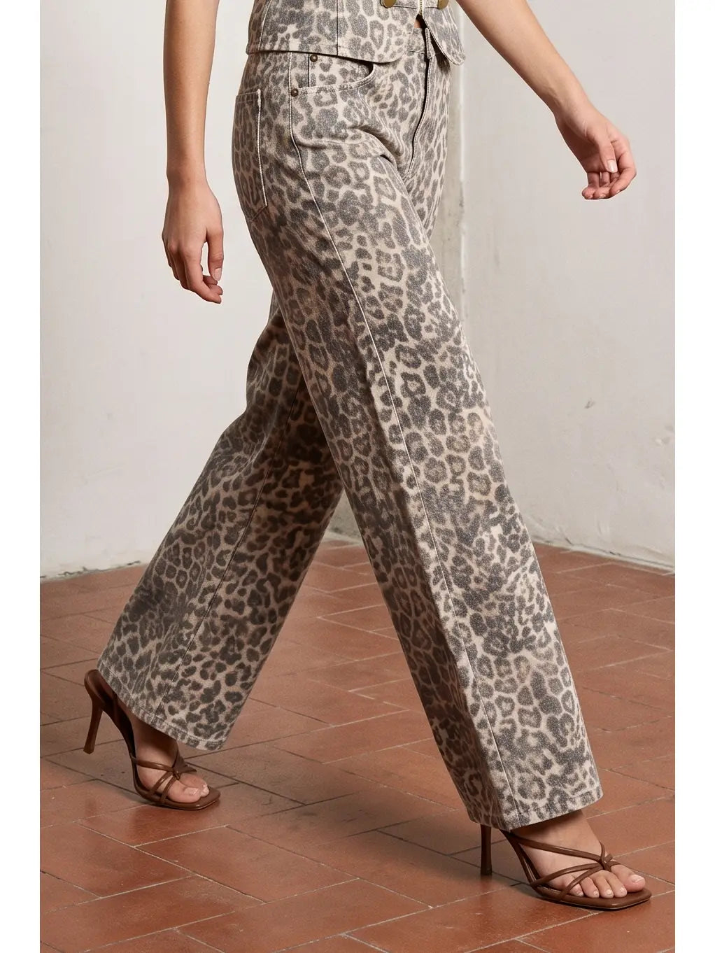 Undone Leopard Pant