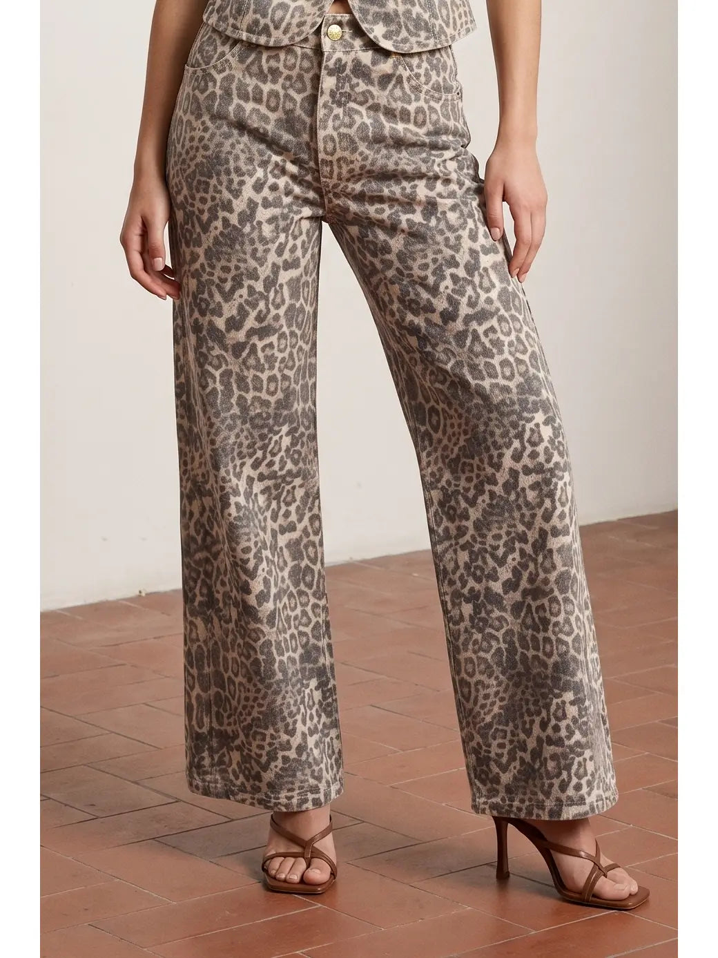 Undone Leopard Pant