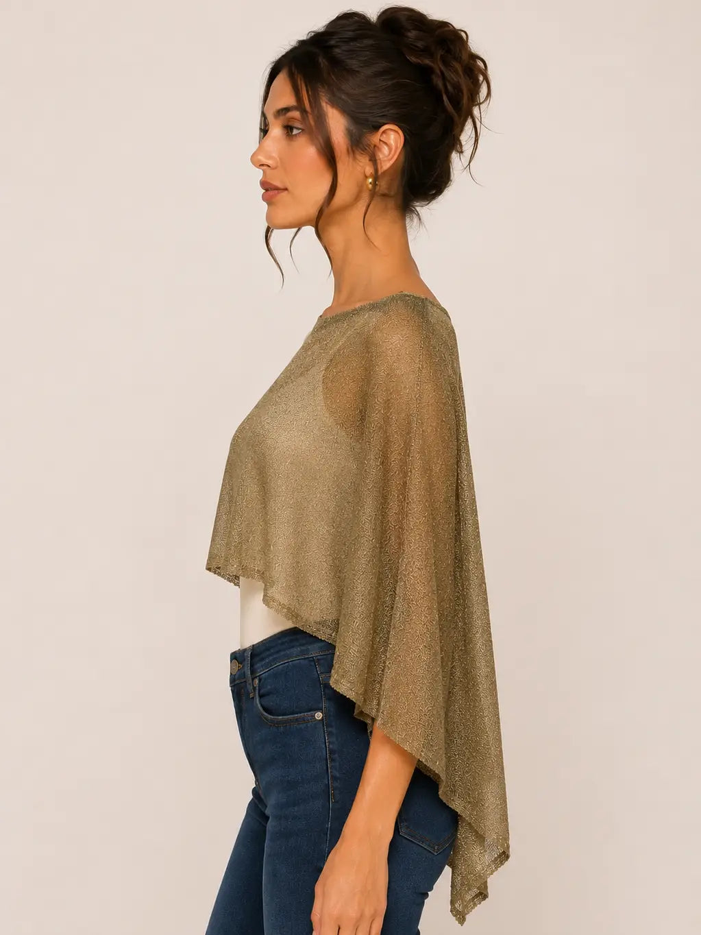 Boatneck Drapey Cape