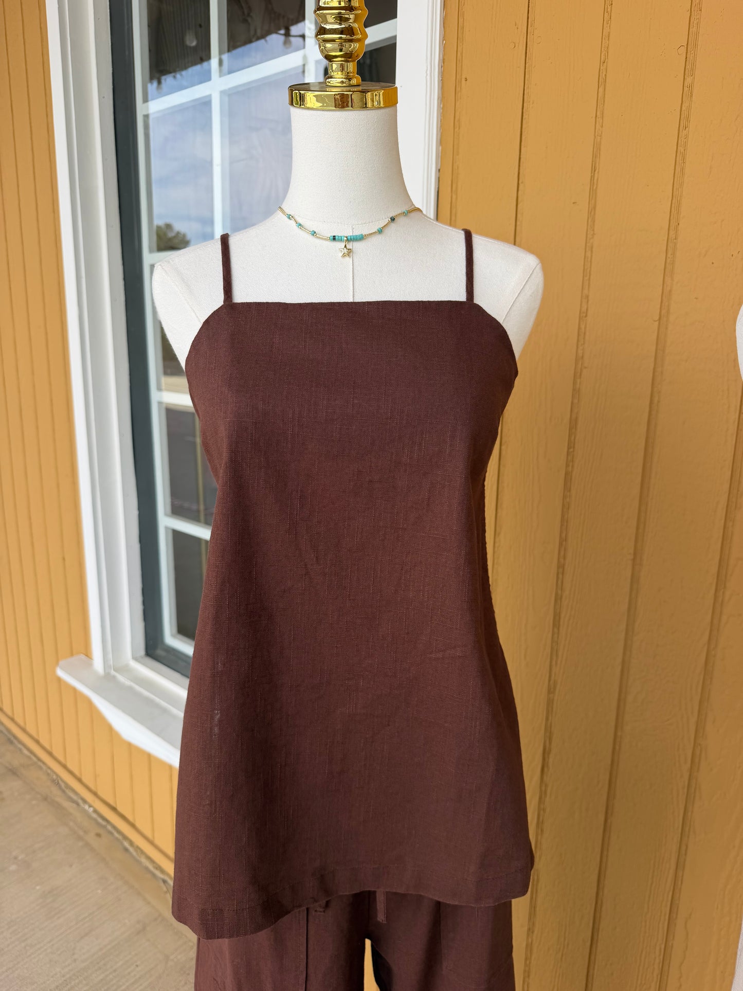 Eventually Linen Top