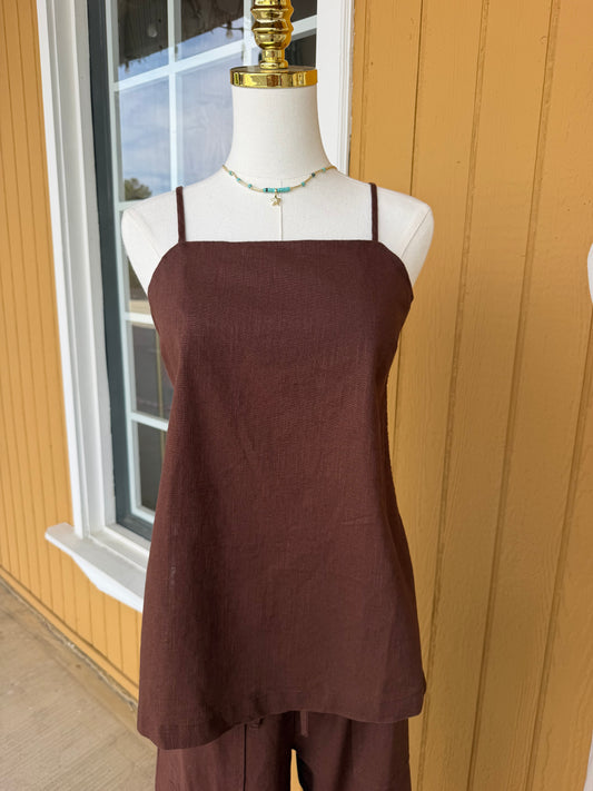 Eventually Linen Top
