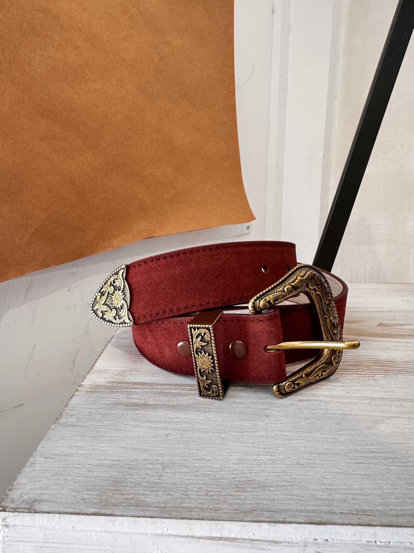 Western Leather Belt