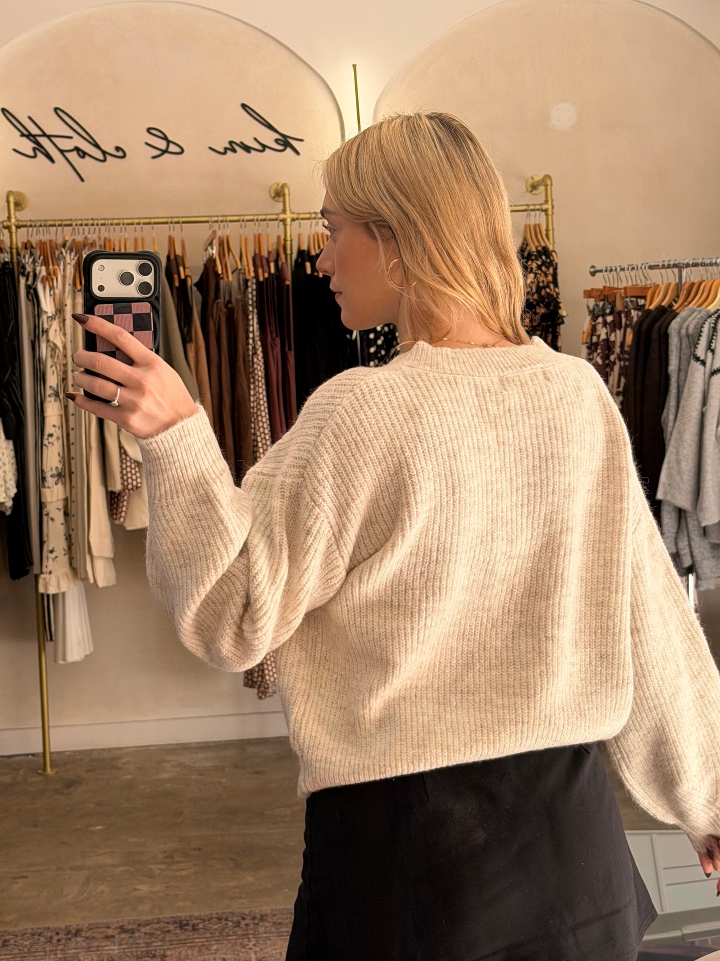 The Dreamweaver Cardigan Sweater Top