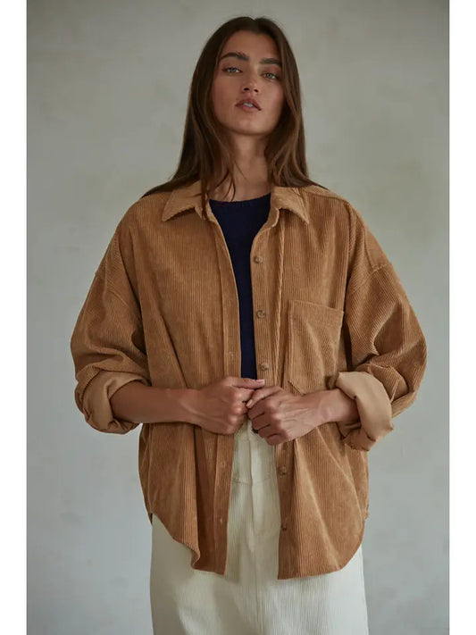 Dune Corduroy Oversized Shacket