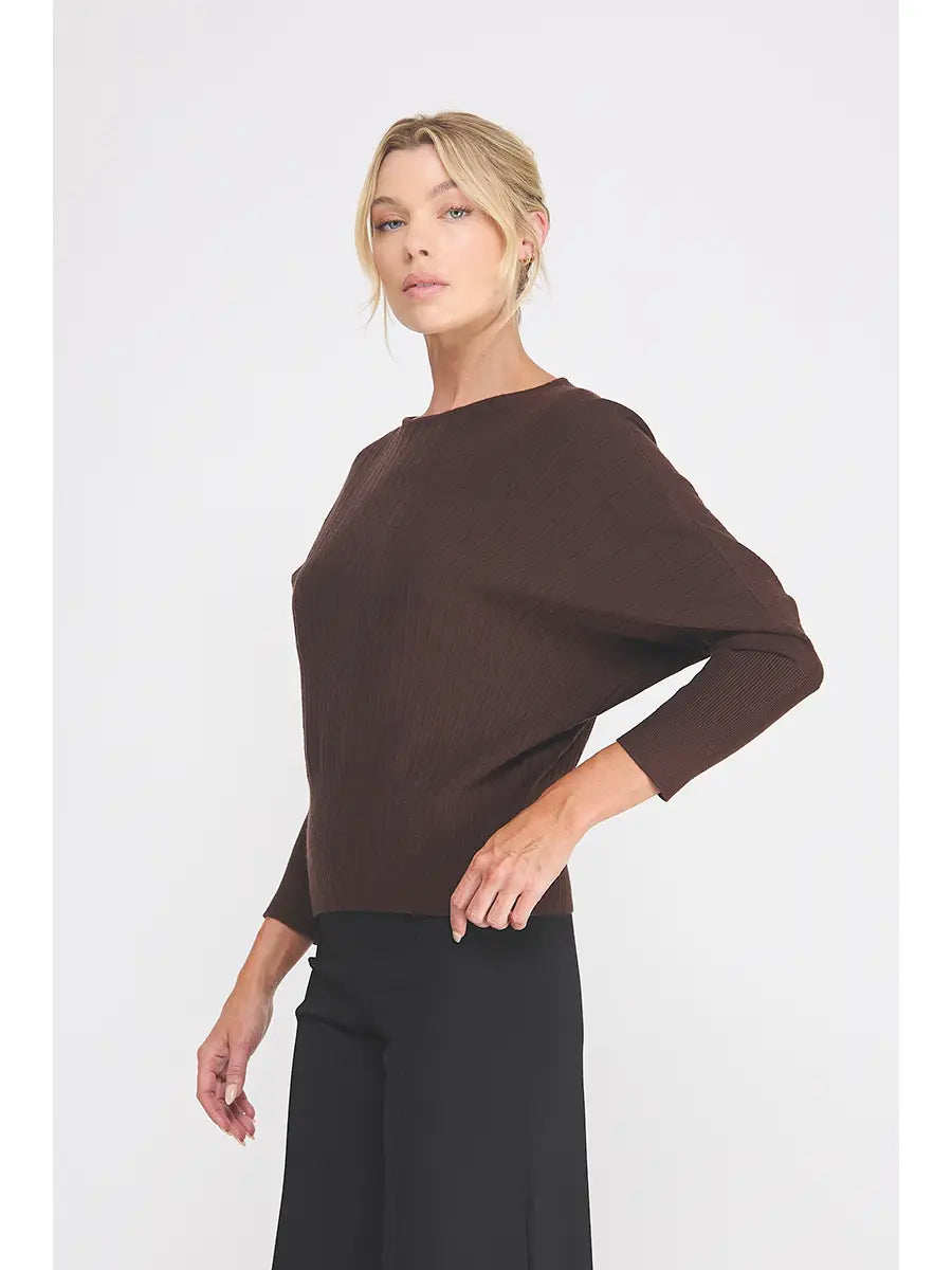 Espresso Dolman Sweater Top