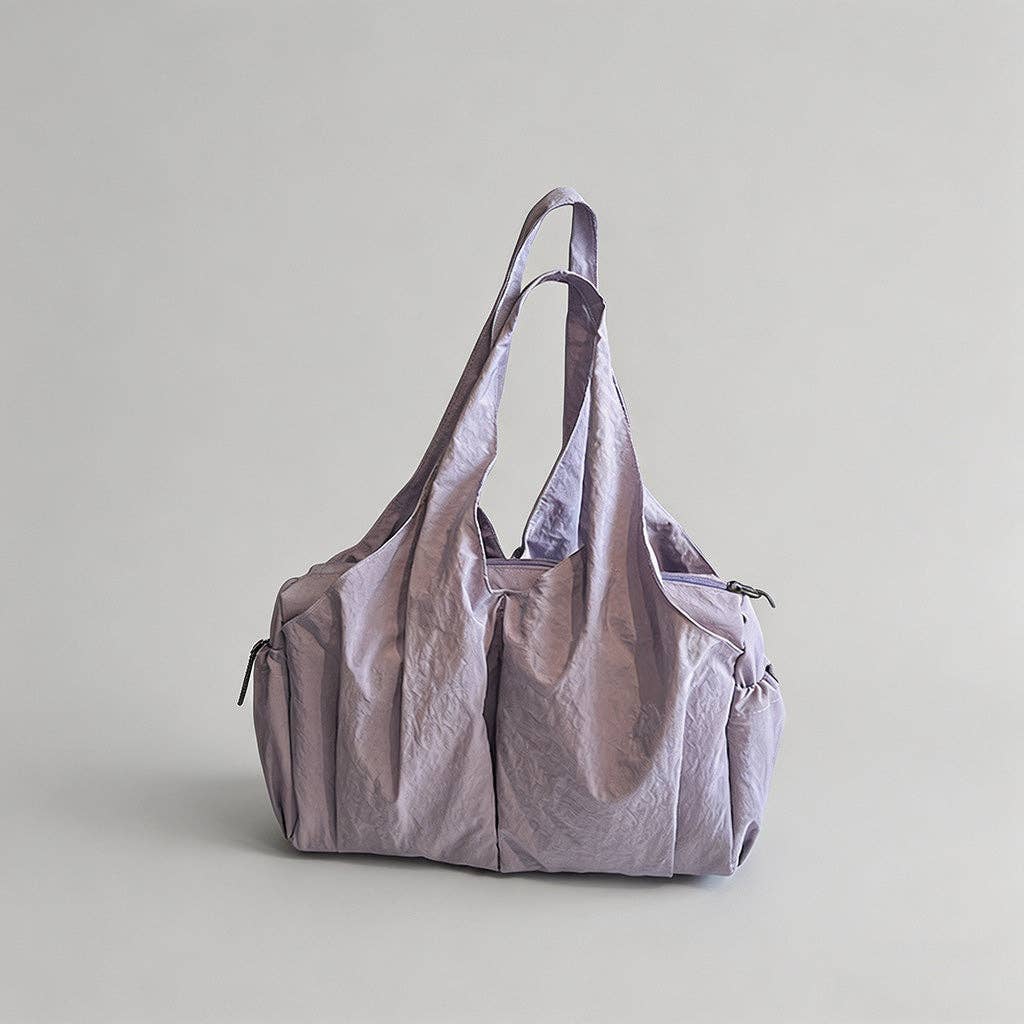Nylon Slouchy Tote Bag
