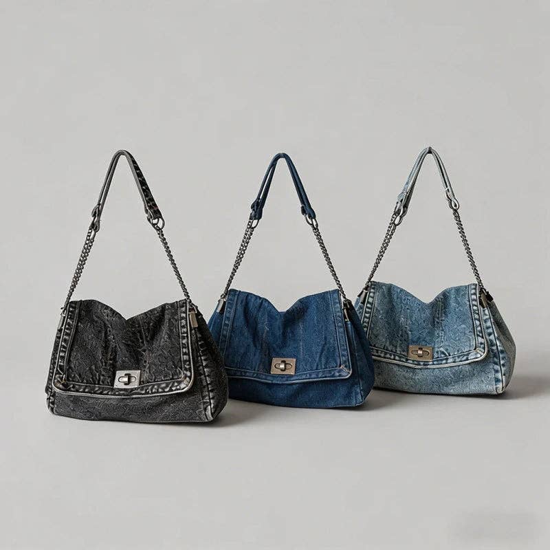 Denim Shoulder Bag