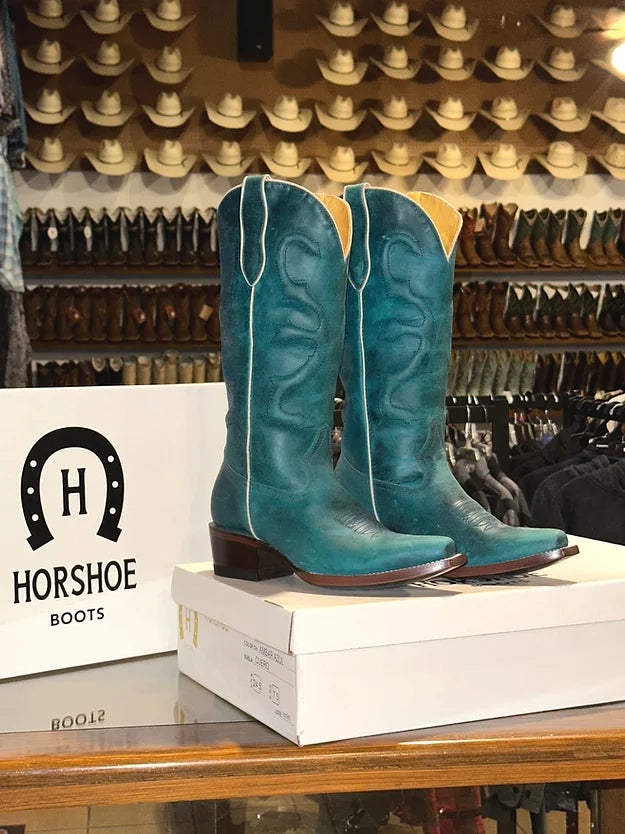 Turquoise Boots