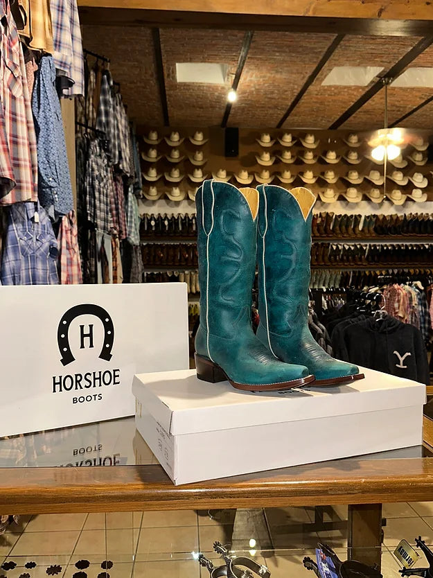 Turquoise Boots