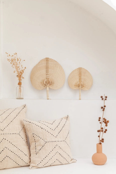 Woven Paradisio Fan in Blonde