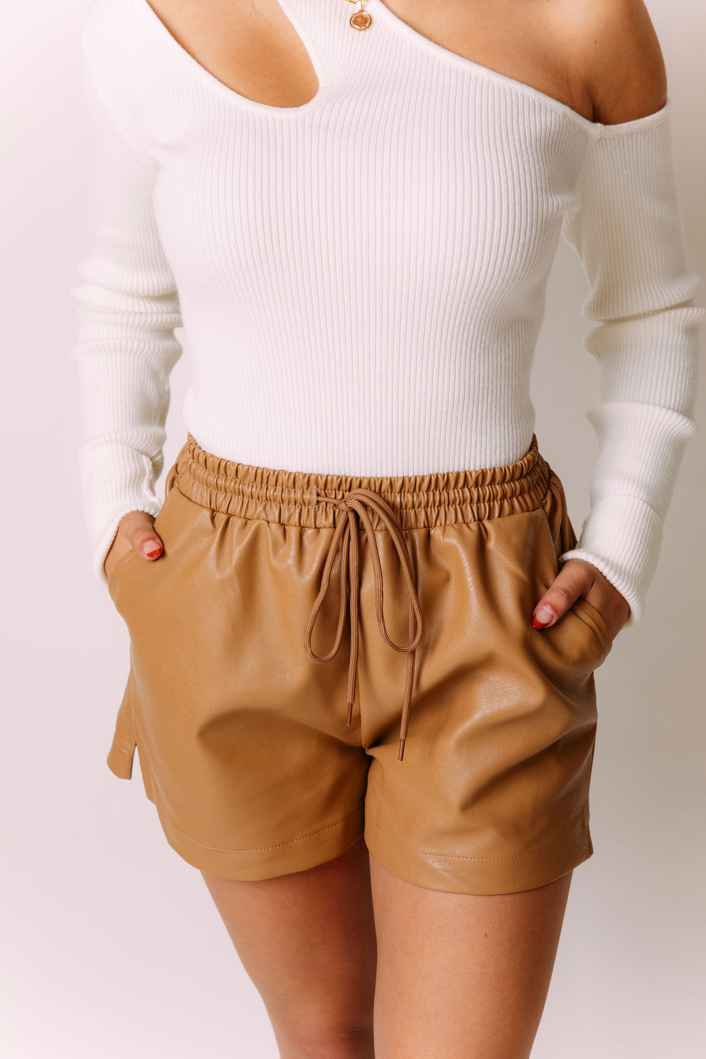 FAUX EVER YOURS SHORTS