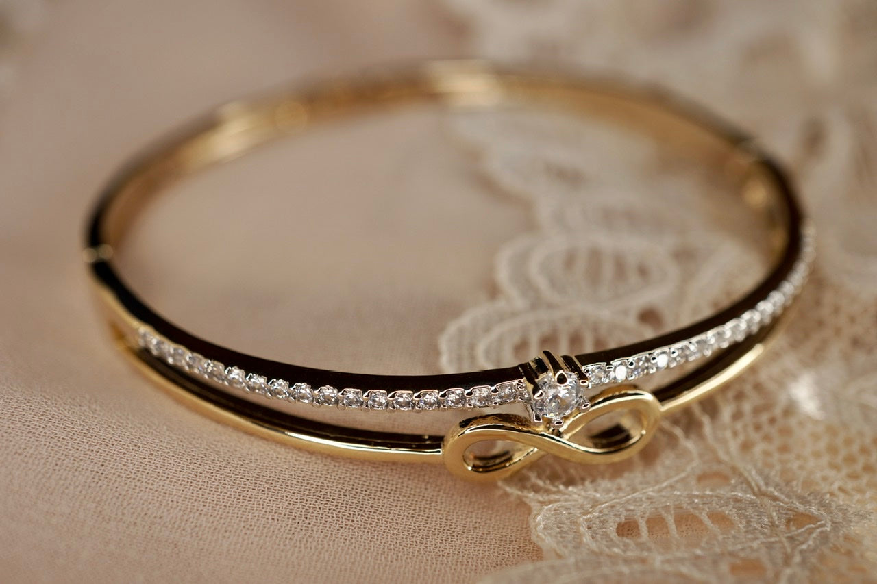 Infinity Gold-Plated Bracelet