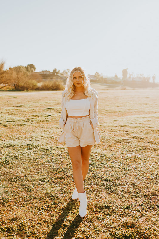 The Au Naturale Linen Shorts
