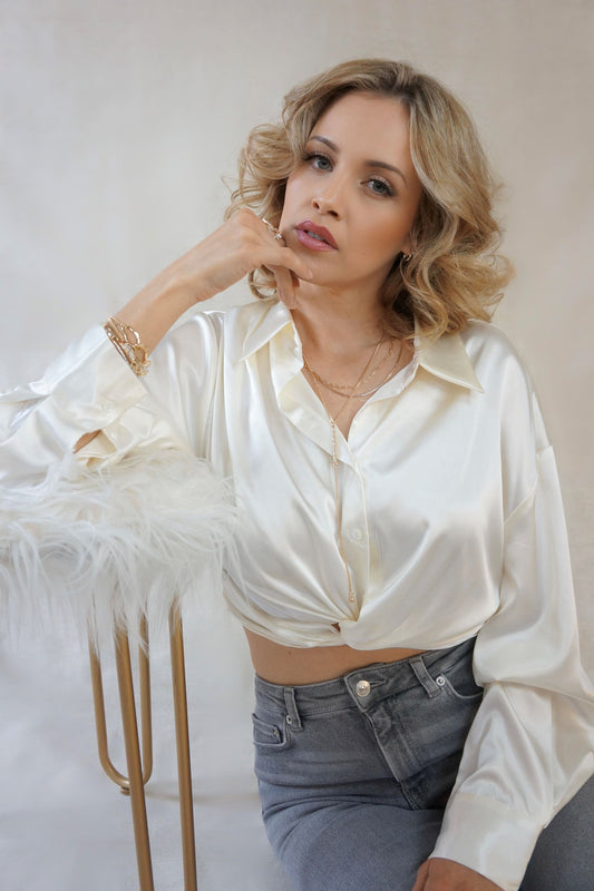 LUXE SATIN BLOUSE
