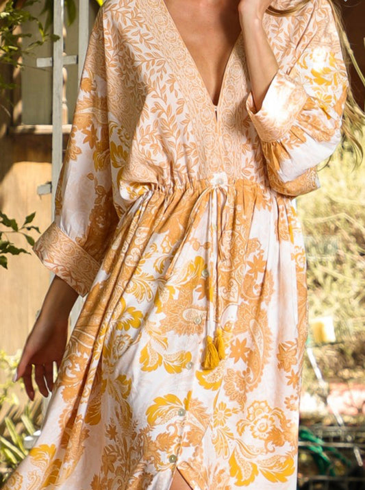Fall is a Feeling Maxi Dress