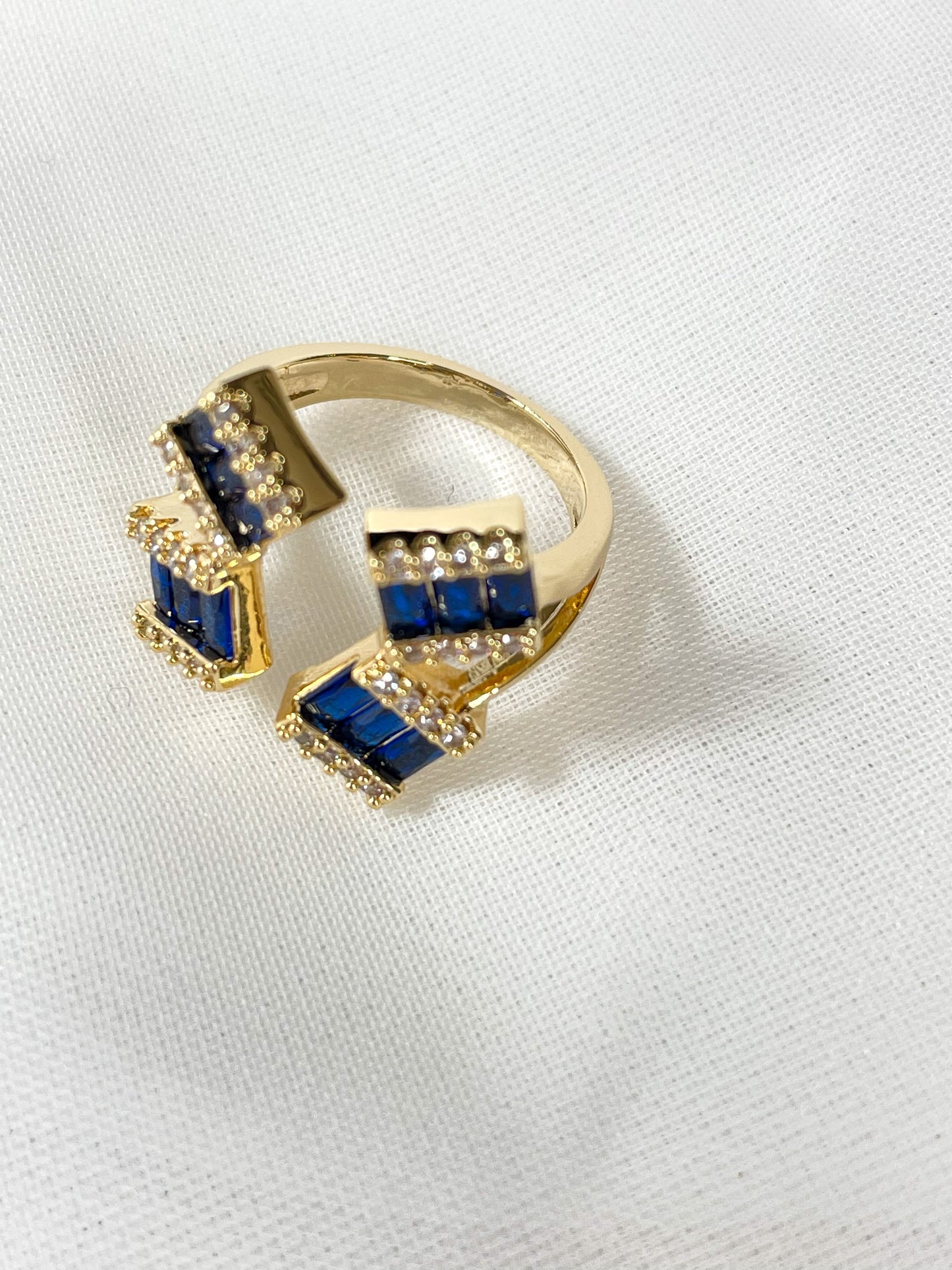 Sapphire Dreams Gold-Plated Ring