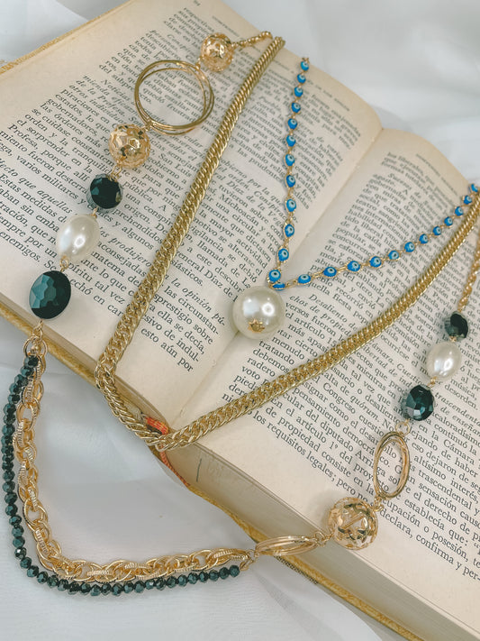 Evil Eye Gold-Plated Necklace