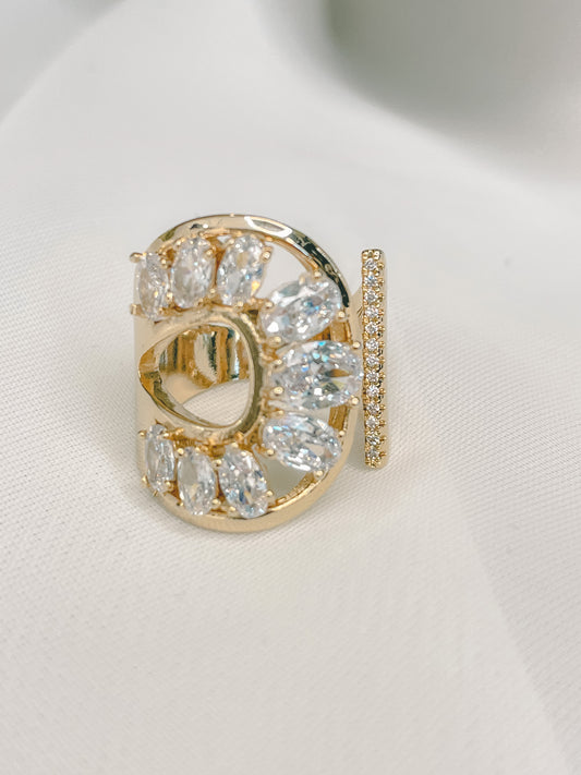 Diamonds on My Mane Gold-Plated Ring