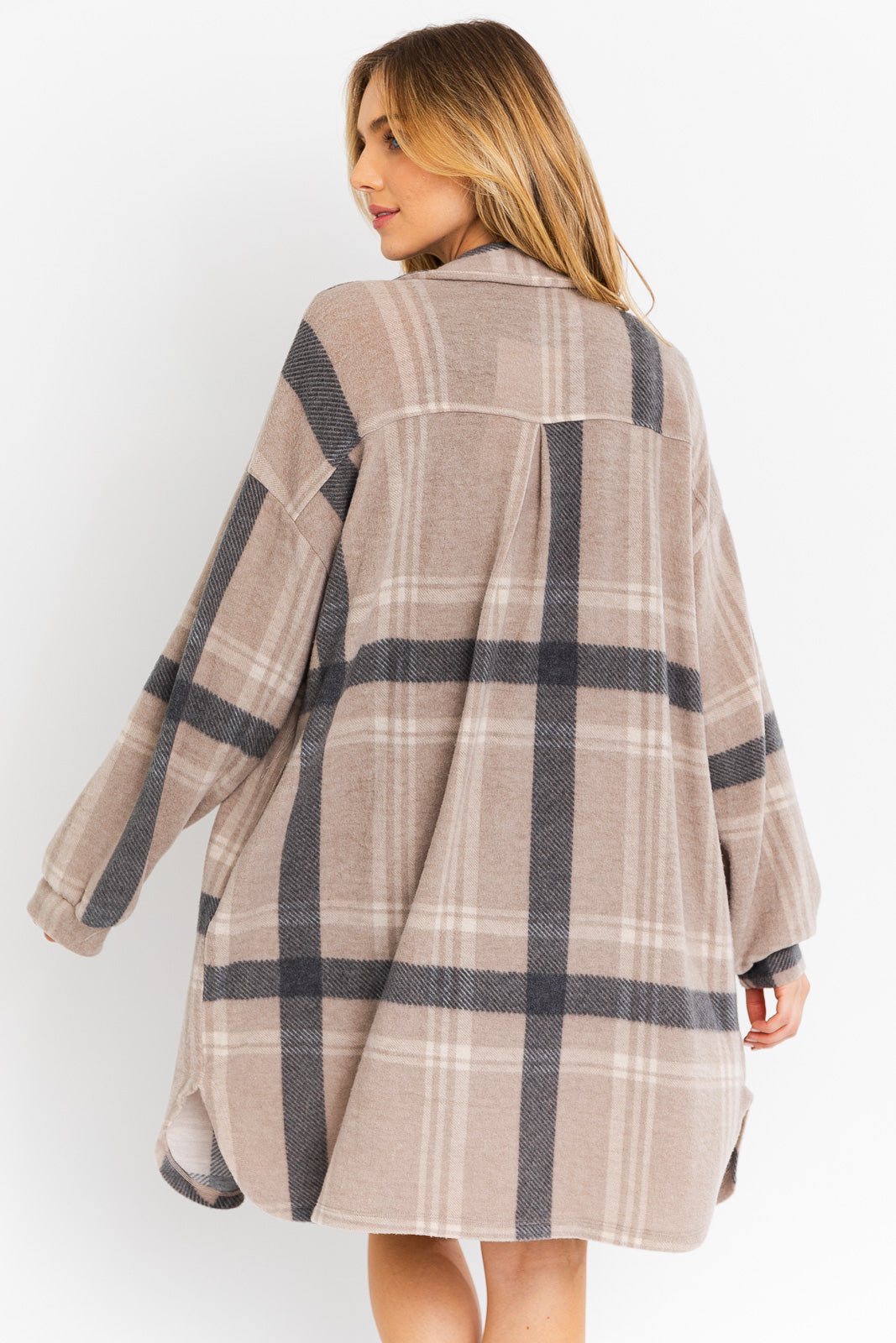 CHILLY & COOL LONG PLAID FLANNEL