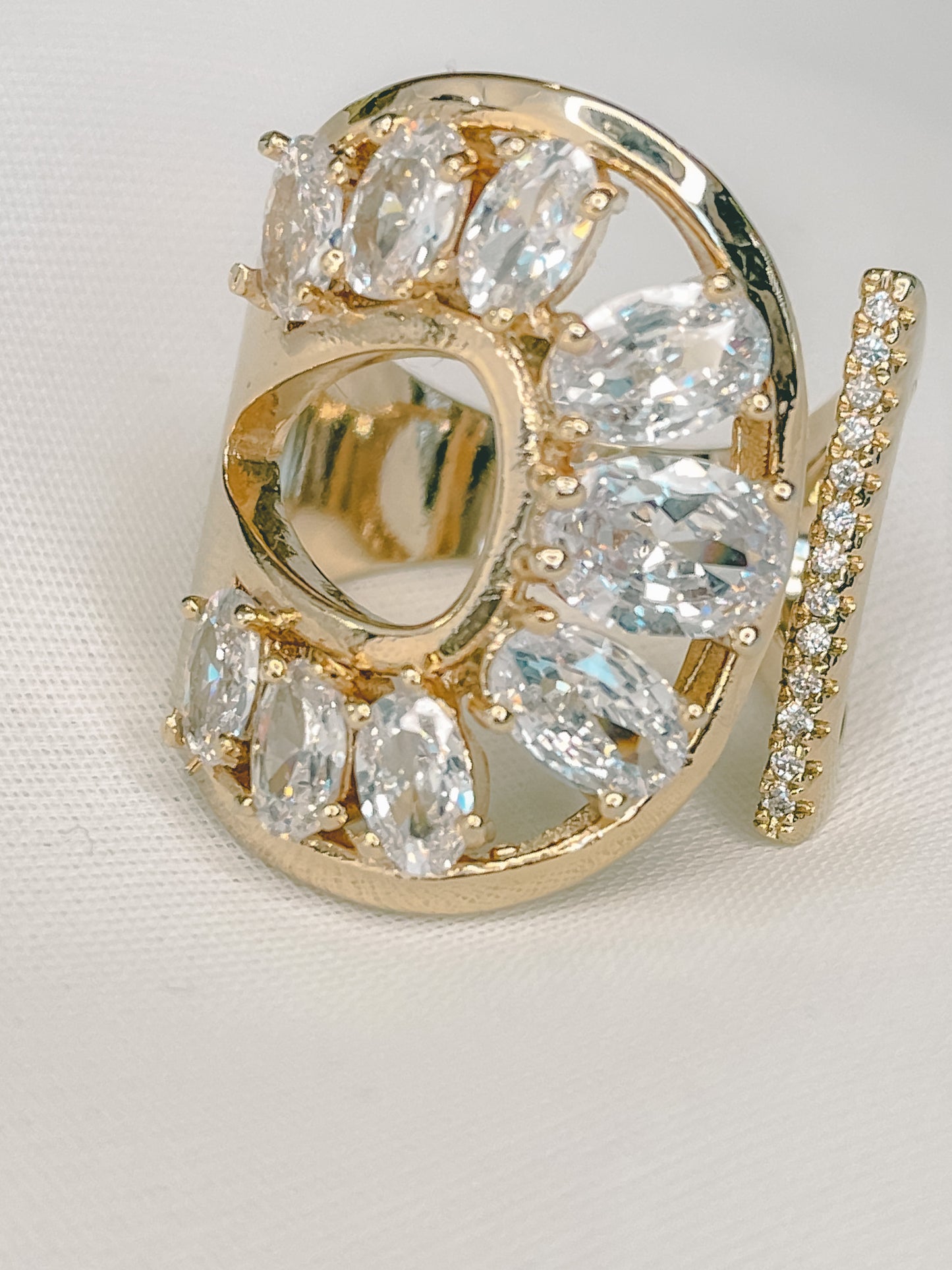 Diamonds on My Mane Gold-Plated Ring