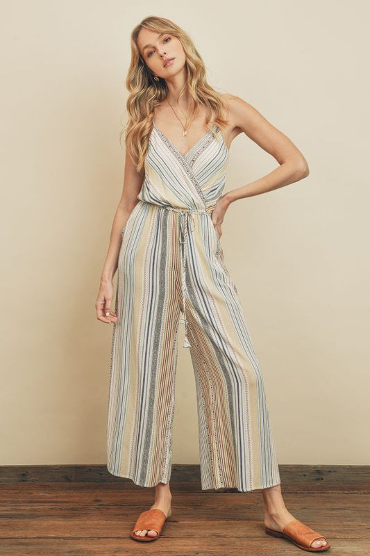 Serendipity Surplice Jumpsuit