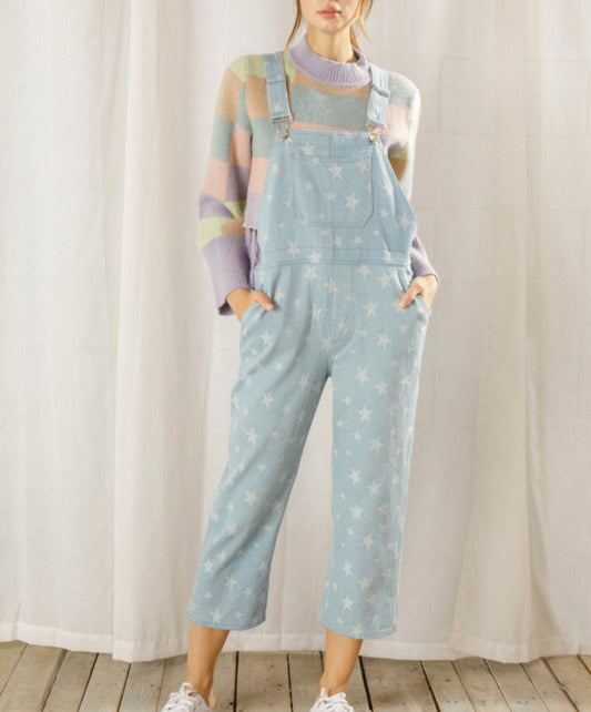 Star Struck Denim Overalls