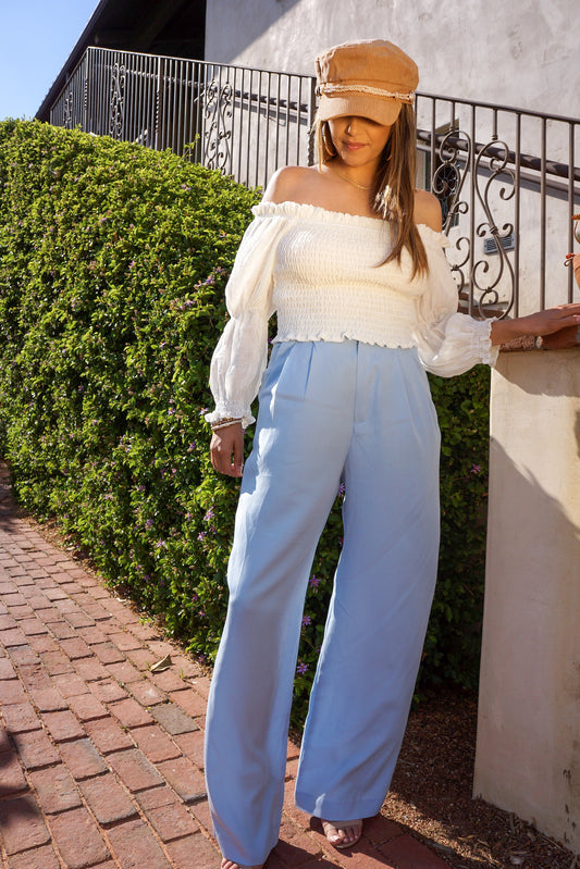Clear Skies Wide Leg Trousers