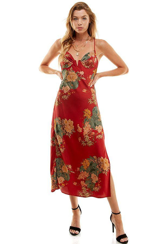 Rouge Ivy Midi Dress