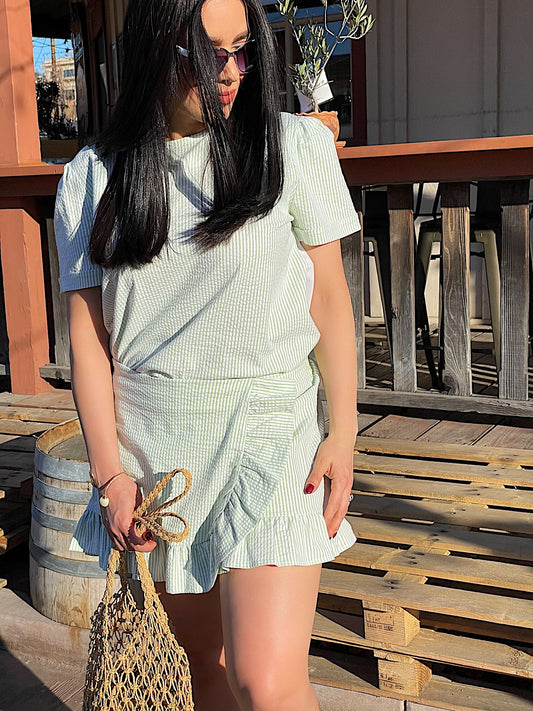 THAT RETRO SET IN MINT/WHITE