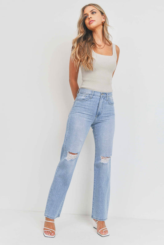 The 90's Straight Throwback Jean