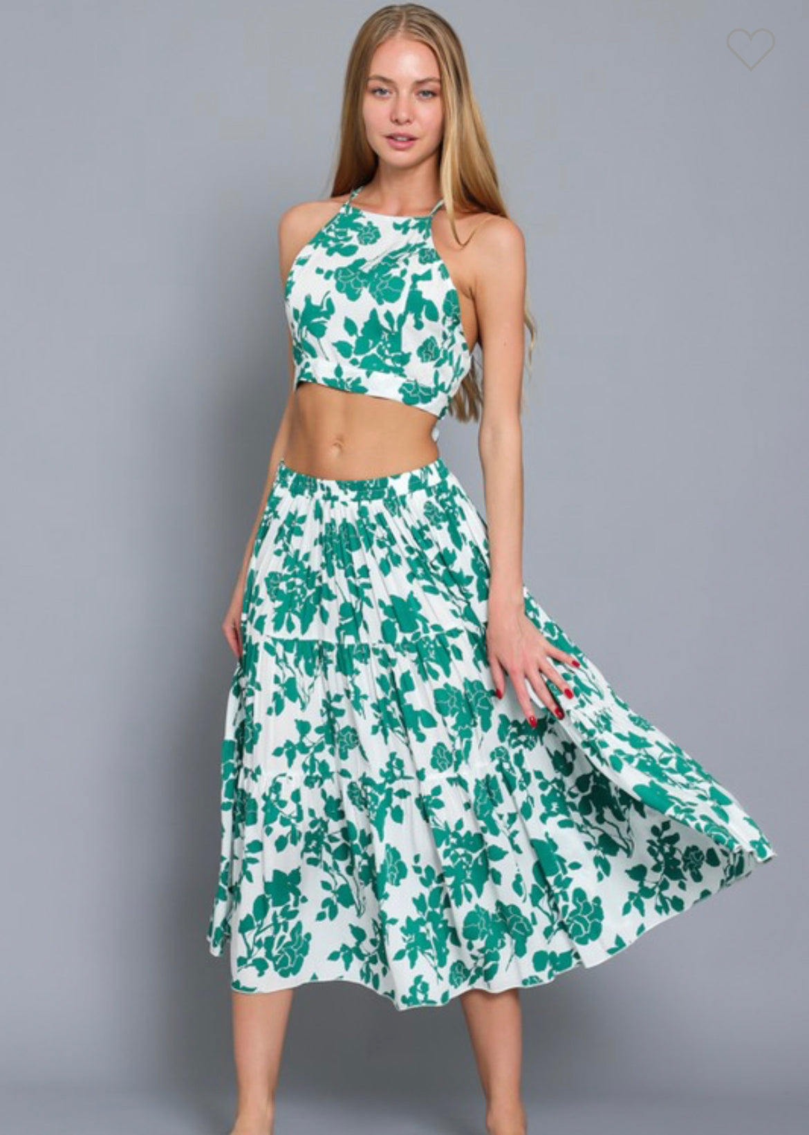 Together in Bali 2-Piece Skirt Set