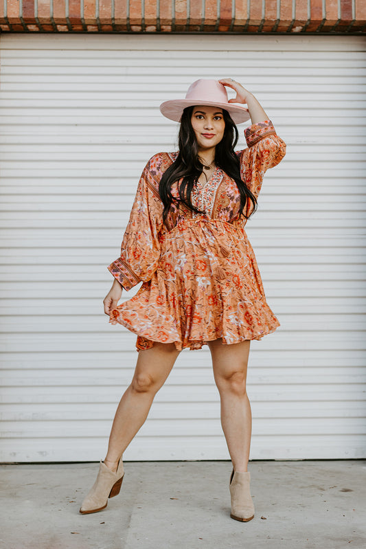 Otoño Dolman Sleeve Dress