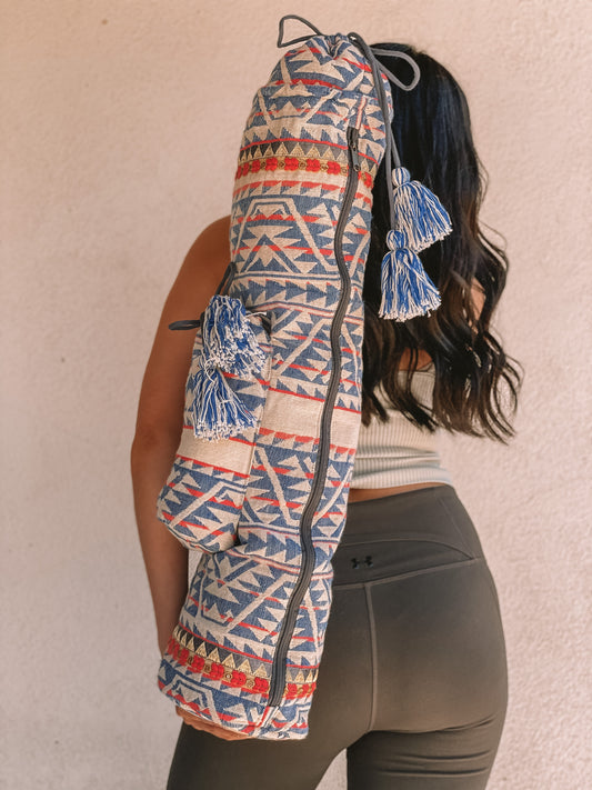 ZINNIA & GOLD YOGA MAT BAG