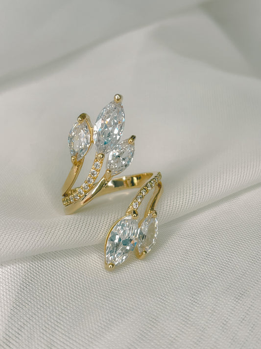 Pretty Lady Gold-Plated Ring
